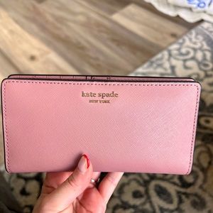 Kate Spade wallet rose pink